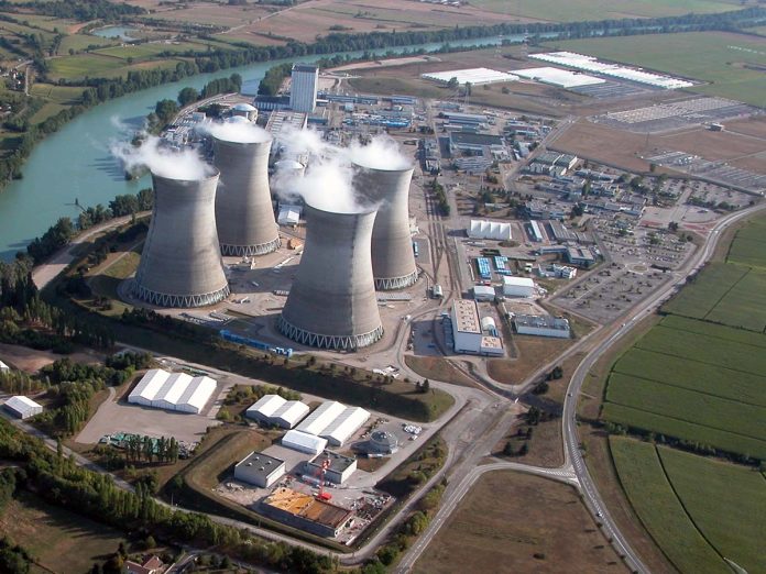 Jadrová elektráreň Bugey, Francúzsko. Zdroj: EDF