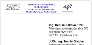List predsedu SNUS na podporu vzdelávania v jadre