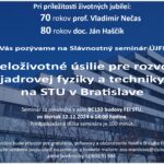 Slávnostný seminár na FEI STU